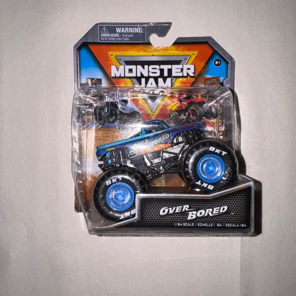 Monster Jam Over Bored Series 37 Die-Cast Monster Truck 1:64 Scale Spin Master